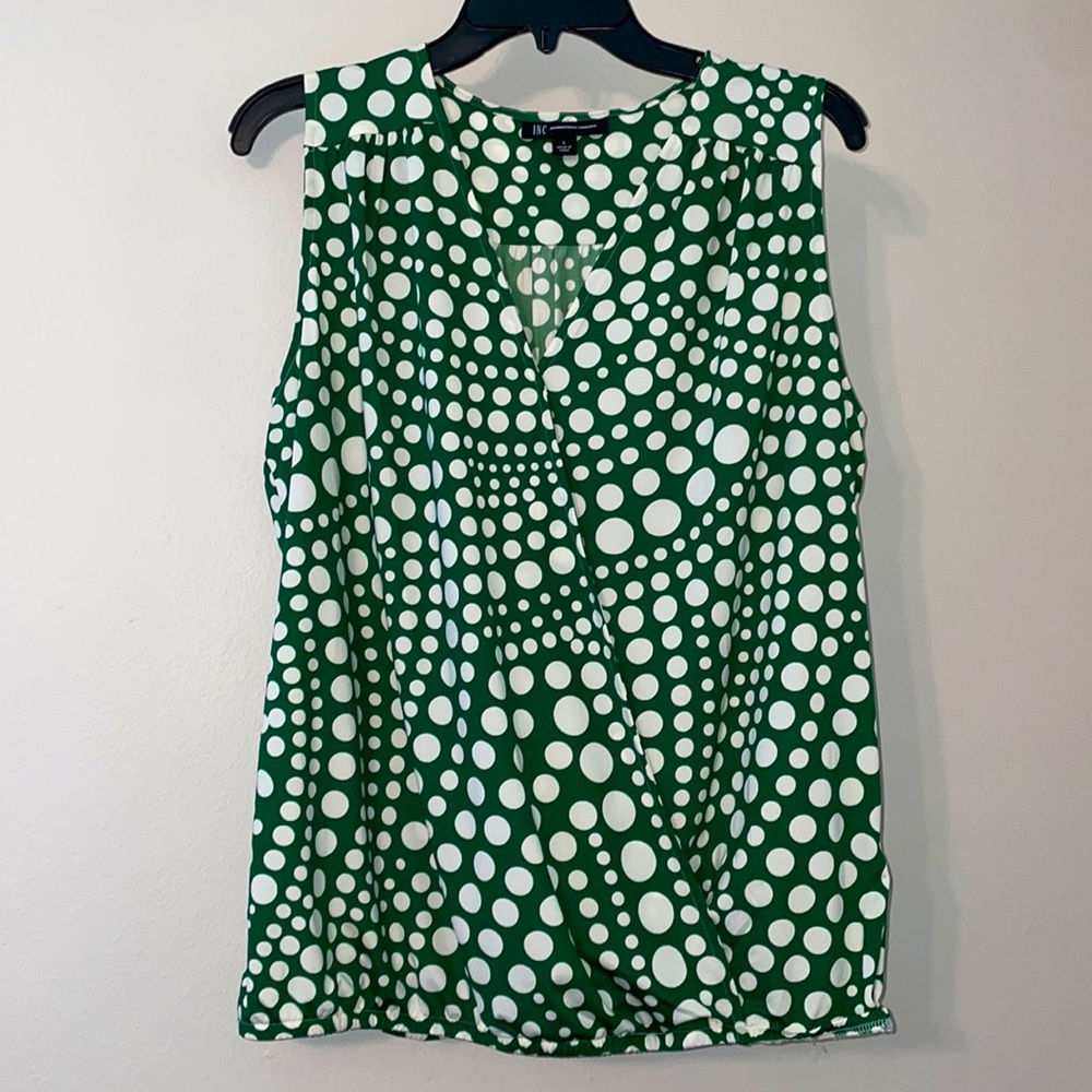 Women’s Tank top blouse, INC international concepts, size large, worn once